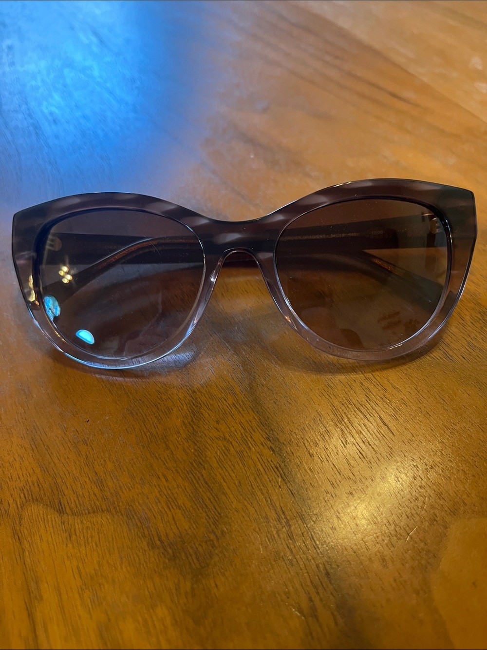 Draper James Brown Gradient Cat-Eye Sunglasses